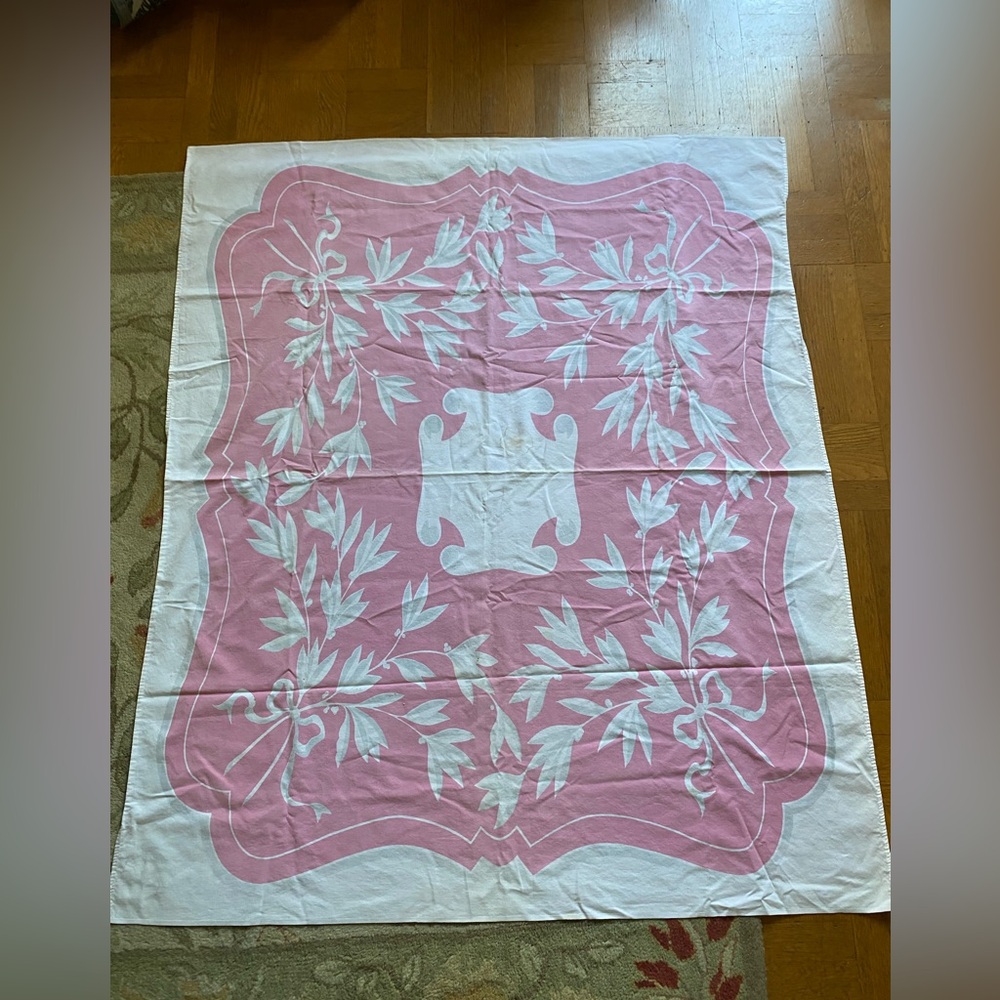 Vintage linen tablecloth